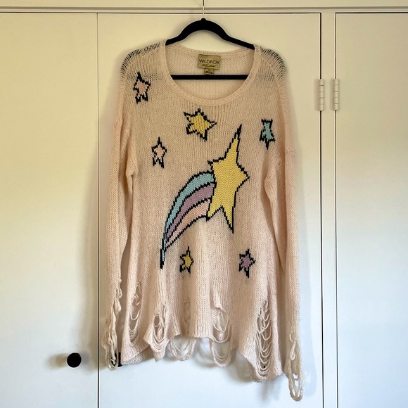 Wildfox shooting star Lennon sweater 💫 - Picture 2 of 4